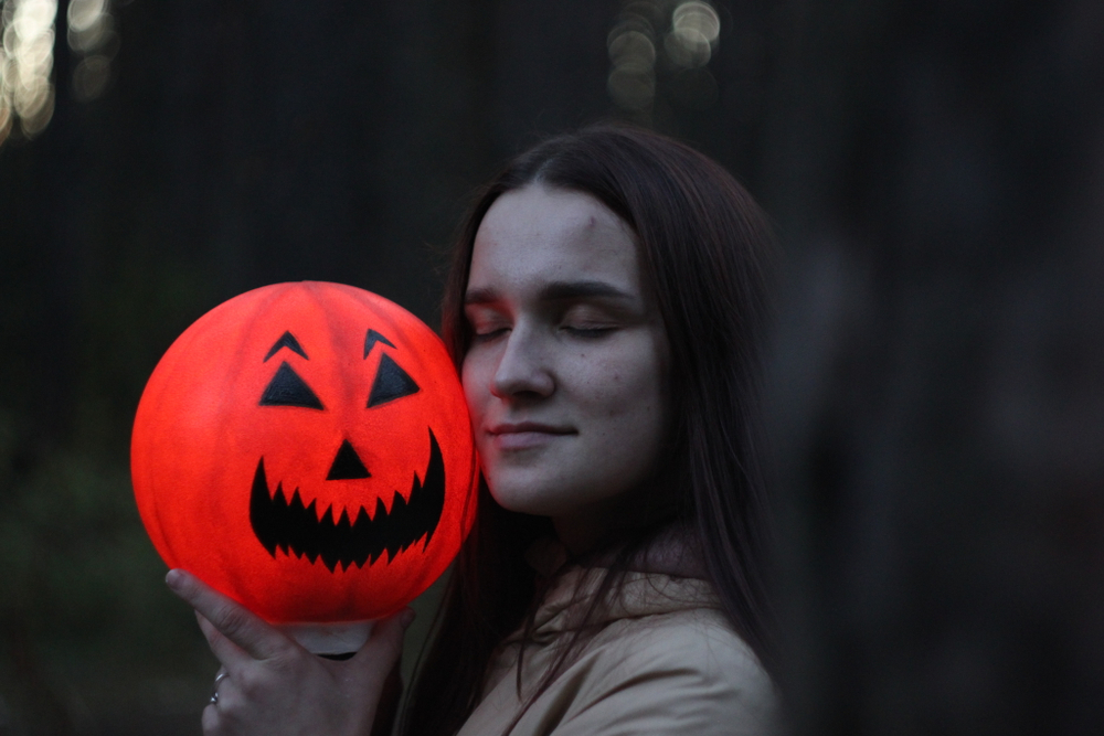 Светильник - Тыква на Хэллоуин (20 см)