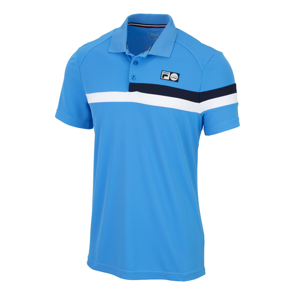 Мужское теннисное поло Fila Louie Polo Men - Light Blue