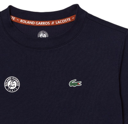 Футболка для мальчика теннисная Lacoste Kids Roland Garros Edition Performance Ultra-Dry Jersey T-Shirt - полночь