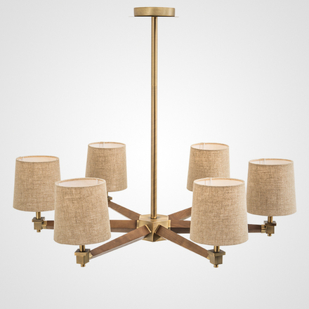 Люстра Jorgenson D85 Beige/Dark Wood By Imperiumloft