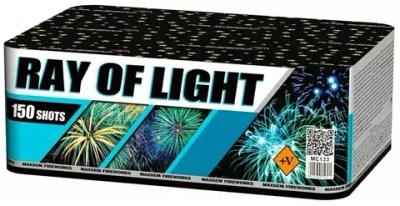 MC133 Веерный салют "RAY OF LIGHT" (0,8" х 150 залпов)