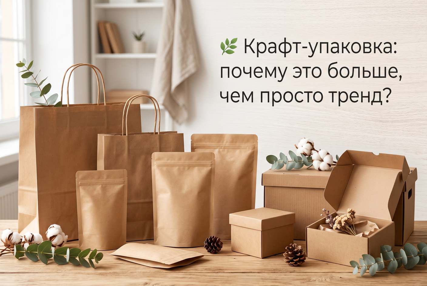 🌿 Крафт-упаковка: почему это больше, чем просто тренд?