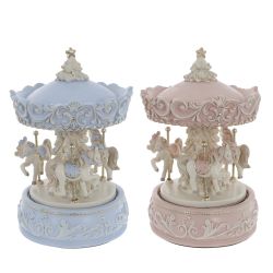 GAEM Фигурка декоративная "Карусель" (муз, движ), L11 W11 H18 см, 2в.