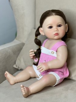 Кукла Реборн виниловая 55см в пакете (FA-314)