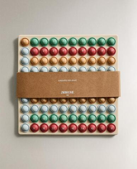 ZARA HOME ДЕТСКАЯ ИГРУШКА «ПОП-ИТ» С ЧИСЛАМИ, РАЗНОЦВЕТНЫЙ