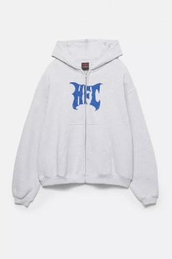 PULL&BEAR Толстовка с капюшоном HFC "Stranger Things", белый