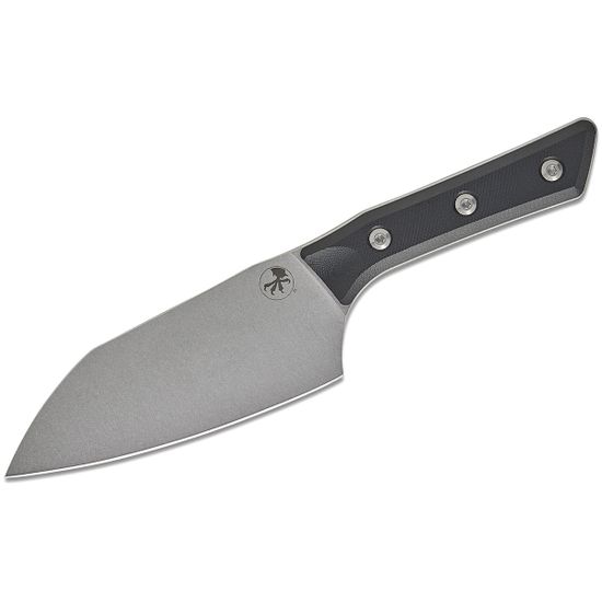 Нож кухонный Microtech Santoku 6 3200-10BK с клинком из стали M390MK, рукоять G10