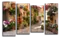Модульная картина "Улица в цветах"