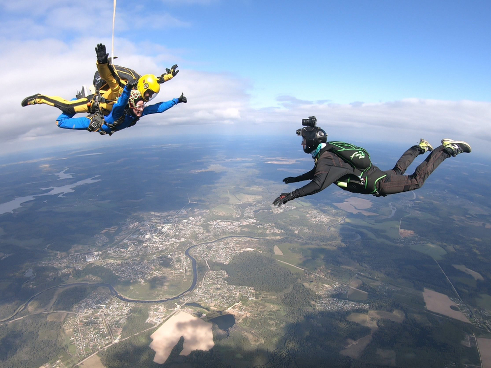 Прыжок с инструктором (тандем) с видеосъемкой