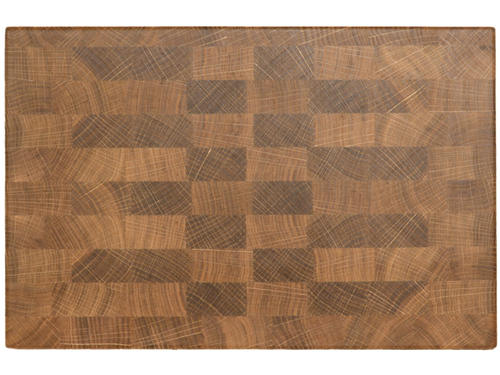 Торцевая разделочная доска 30x20x3 см. дуб, арт. 057 уцененная 1