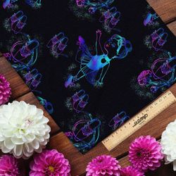 Ткань шелк Армани неоновые балерины