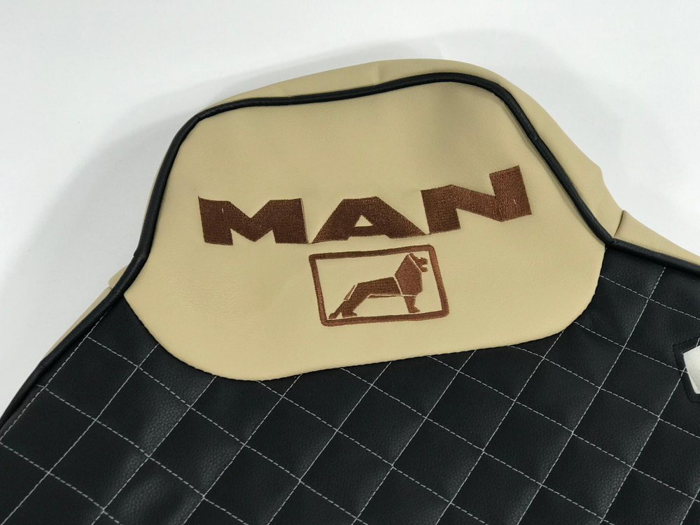Чехлы Премиум стеганные кожаные MAN TGA/TGS/TGX/TGL M31