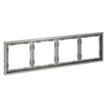 Рамка пластиковая VOLTUM S70 на 4 поста, (сталь)