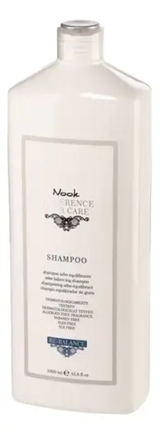 Nook Возрождение Шампунь для кожи головы, склонной к жирности Ph 5,0Re-Balance Shampoo,1000 мл