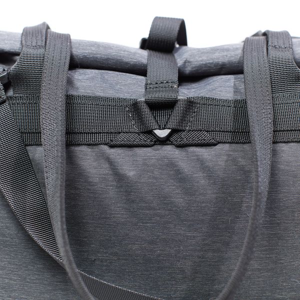 Сумка Tote Part Of Cube S серый меланж - фото 4