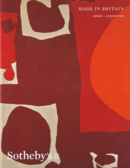 Каталог аукциона Sotheby's, Лондон, Сделано в Британии: Современное британское искусство: аукцион от 20 марта 2019 года