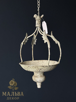 Жардиньерка подвесная "Птичка" 20x18,5xH34 см + 50 см подвес