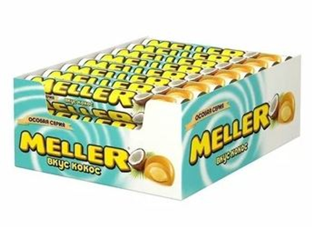 Меллер вкус кокоса 38г/24