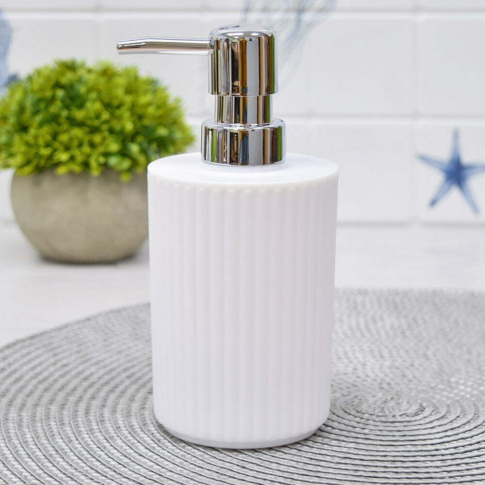 Дозатор для жидкого мыла 16,5*7,5см, белый, BZ-8276WH