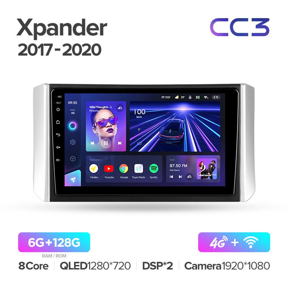 Teyes CC3 9" для Mitsubishi Xpander 2017-2020