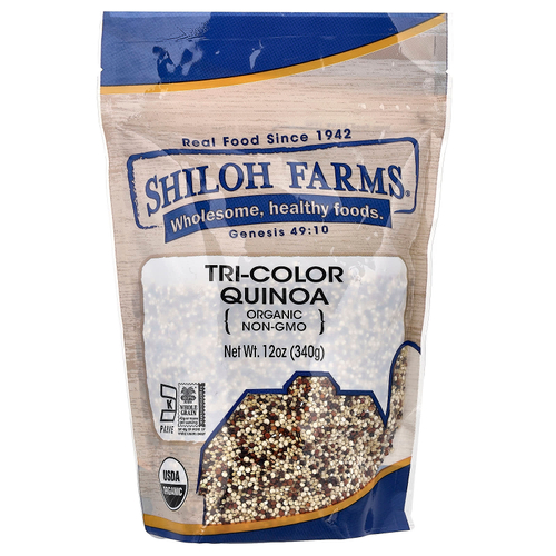 Shiloh Farms, органическое трёхцветное киноа, 340 г