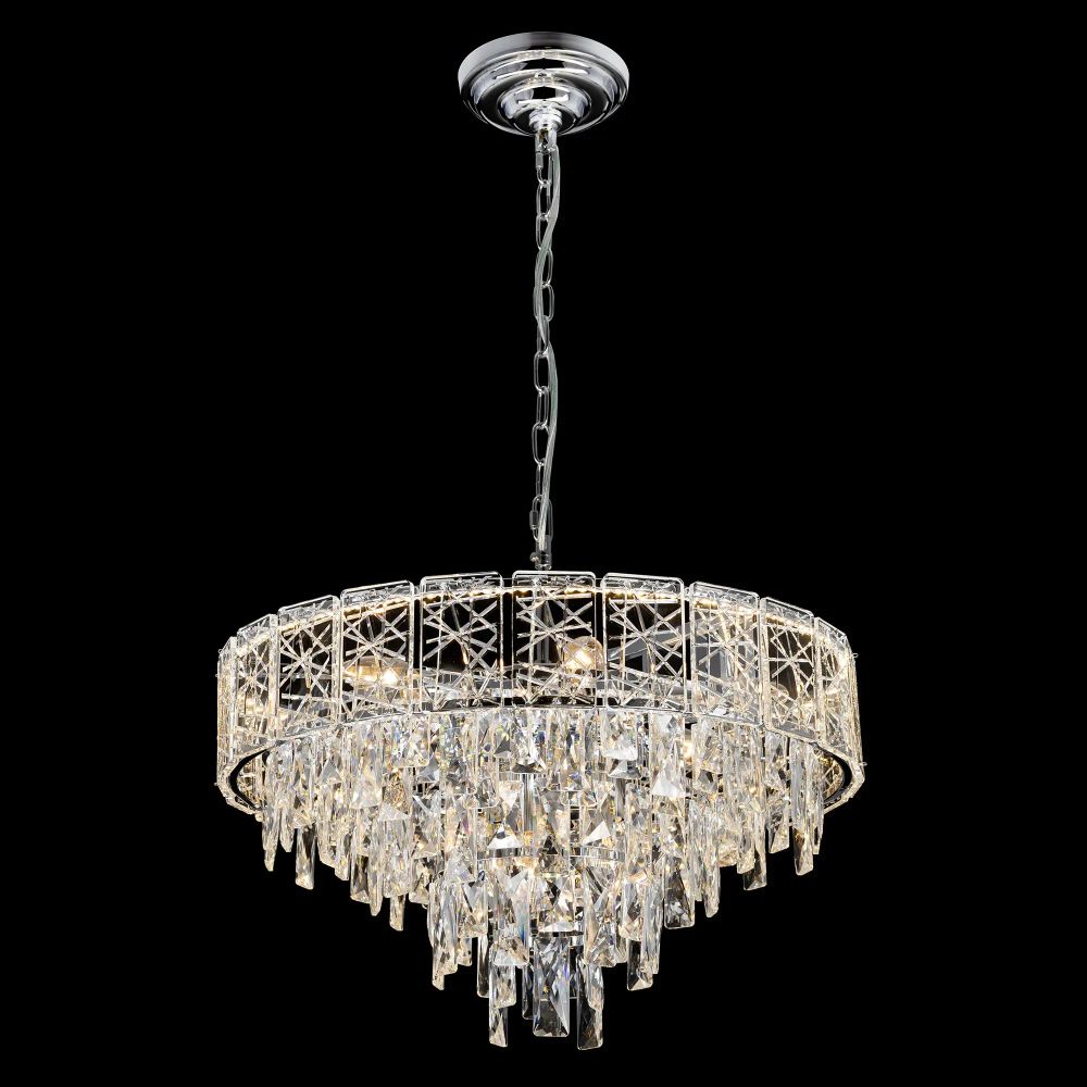 Citilux SAGRADA CL317251 Люстра хрустальная подвесная Хром