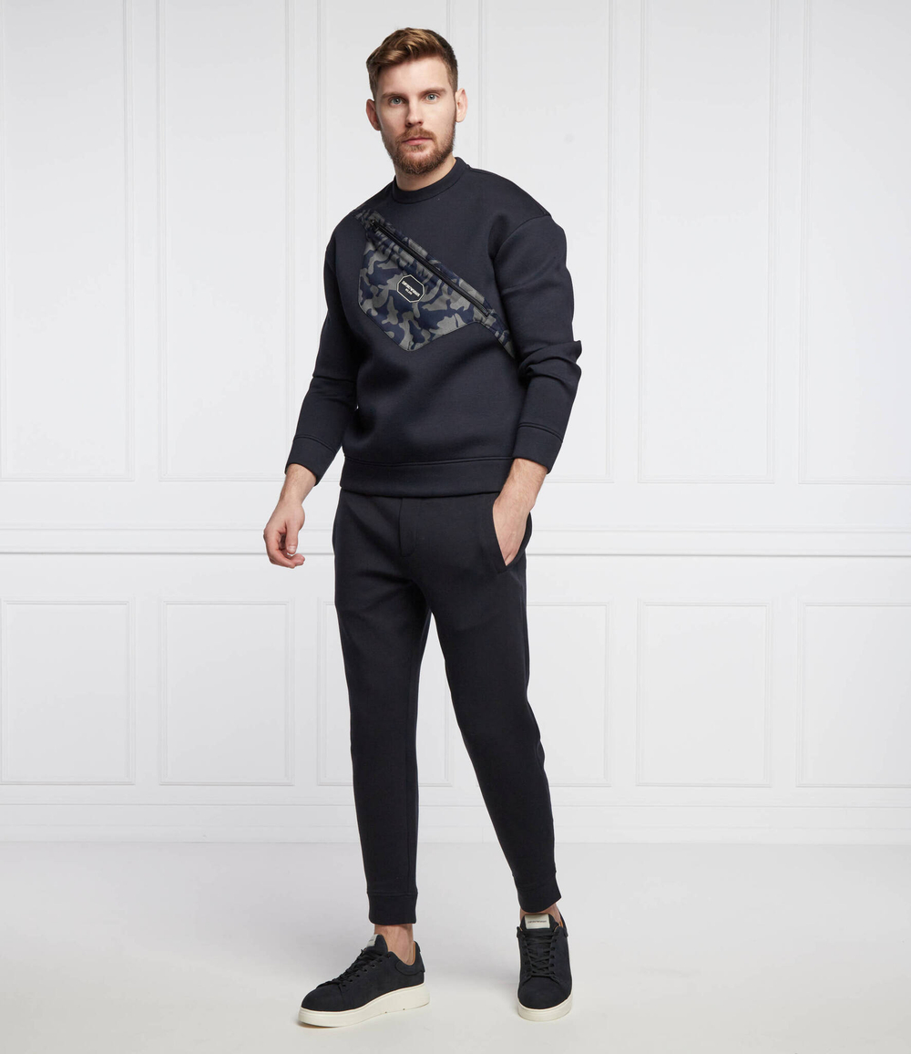 Худи Emporio Armani - темно-синий(6K1M90 1JUWZ)