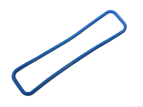 Прокладка клапанной крышки ГАЗ-53 дв. ЗМЗ 511,513,523 резина, синяя (Ростов)