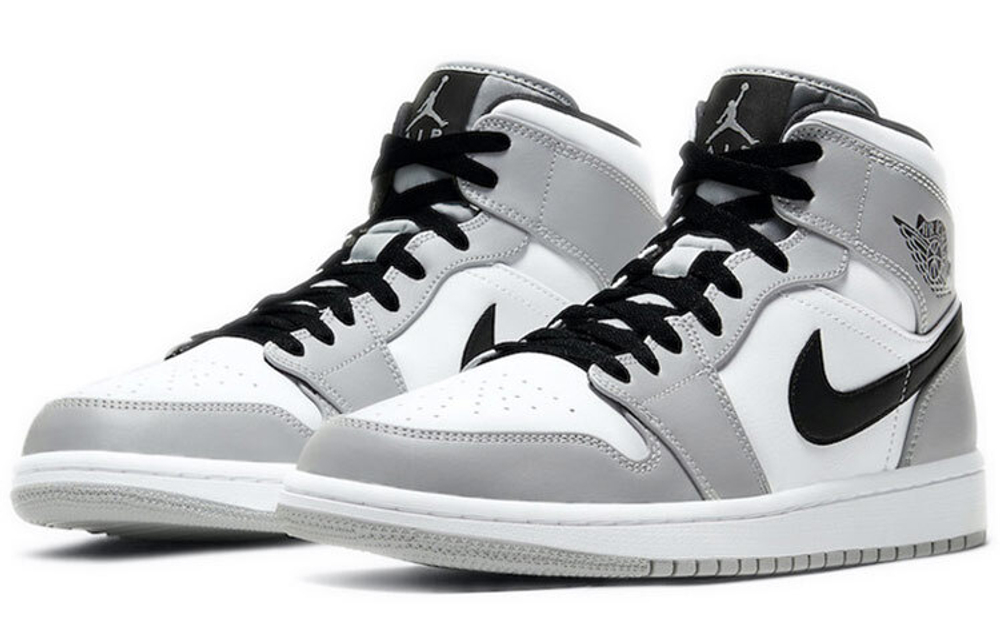Кроссовки Jordan Air Jordan 1 Mid 'Light Smoke Grey' 'Dior'