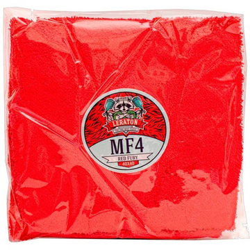 Leraton MF4 RED FURY .Плюшевая микрофибра для полировки без краев 40х40 красная