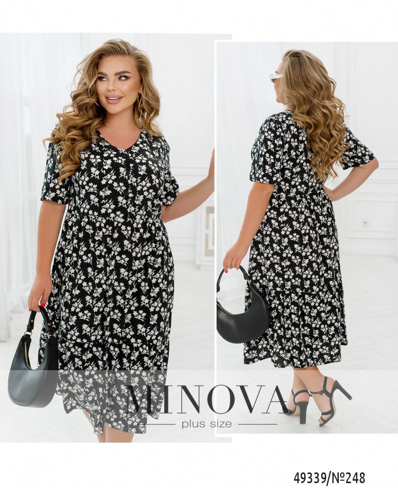 Платье 248-черный Minova