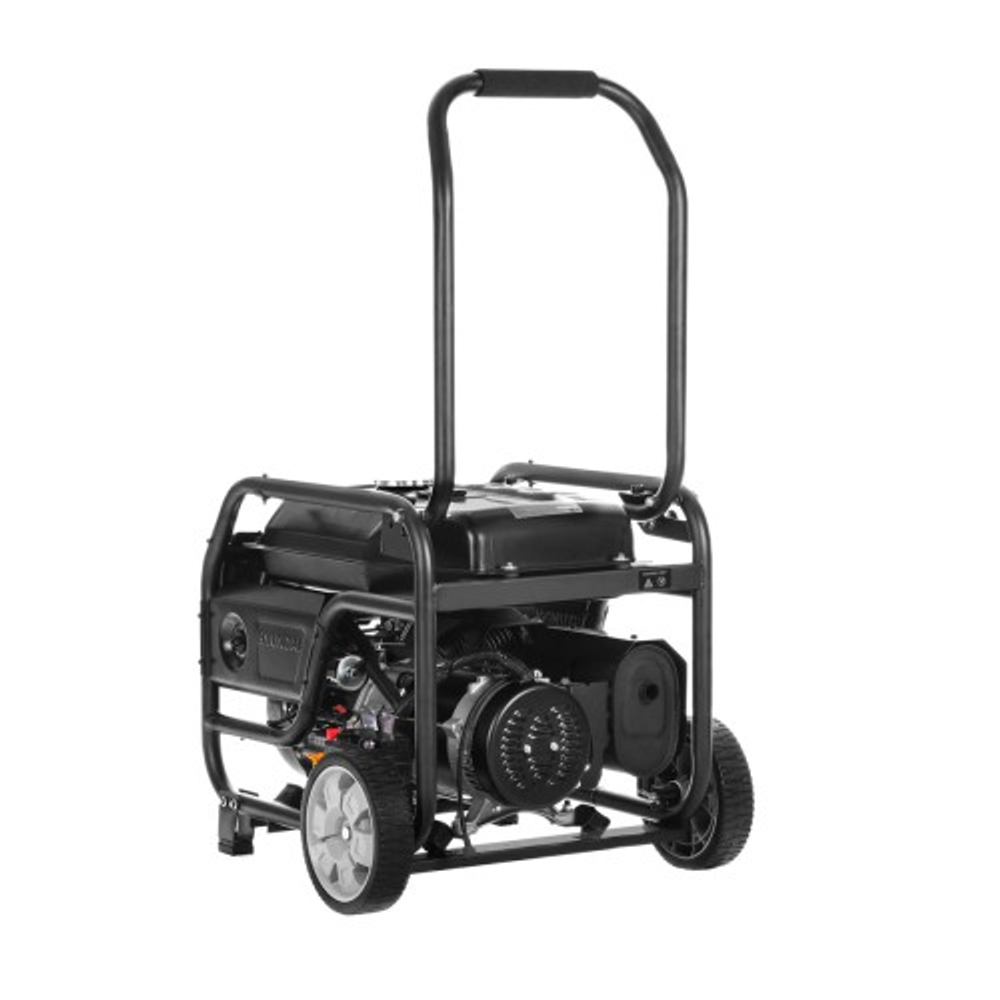 Генератор бензиновый HYUNDAI HHY 10050FE ATS с колесами