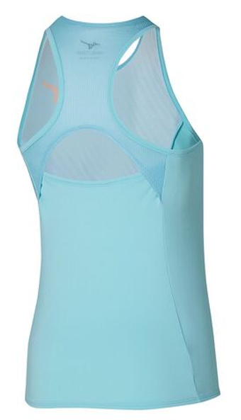 Женский топ теннисный Mizuno Printed Tank - Бирюзовый