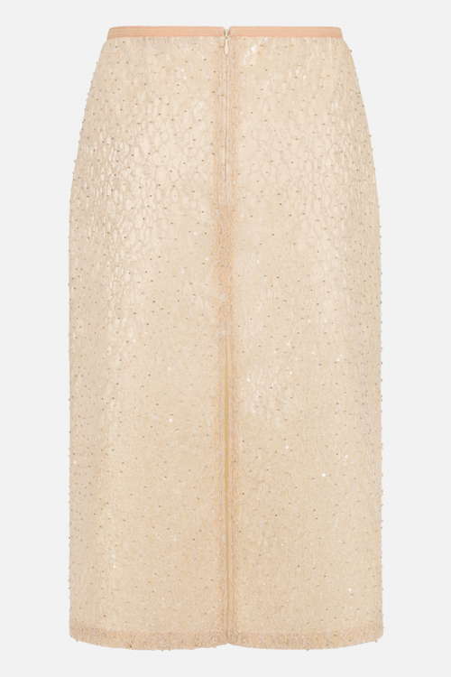 Юбка-миди с вышивкой