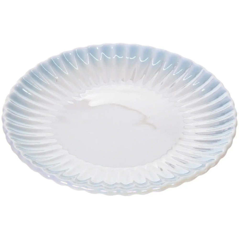 Чайная пара «Жемчужный блеск» (кружка 180мл, блюдце, ложка) голубой