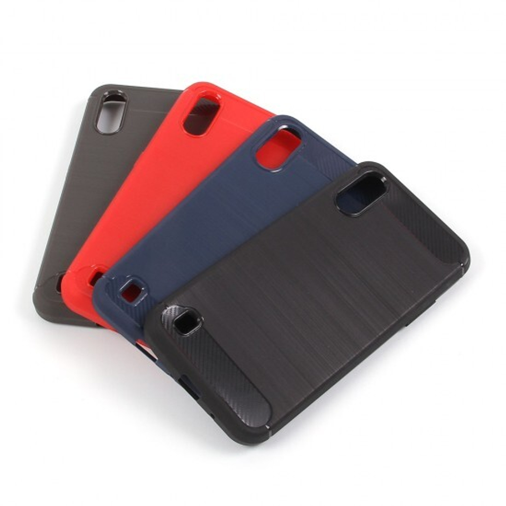 Противоударный чехол для Samsung Galaxy M01, 009508 Темно-синий