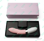 Розовый вибратор украшенный лепестками Iris Pink