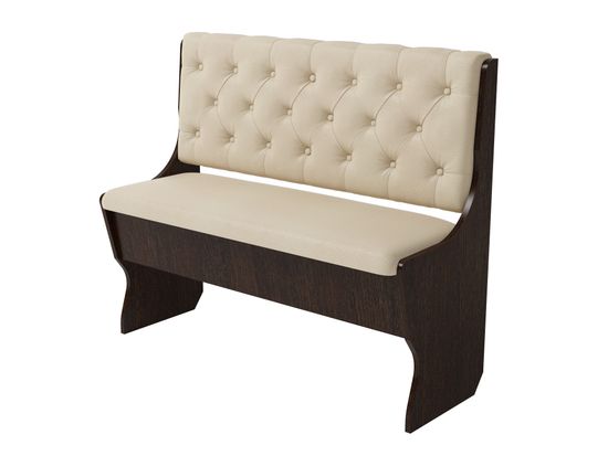 Диван bravo "Оливьер" (Венге/Кожзам Mercury Cream) -G/Л3