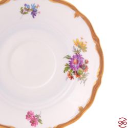 Набор блюдец Queen's Crown Мейсенский букет 15 см