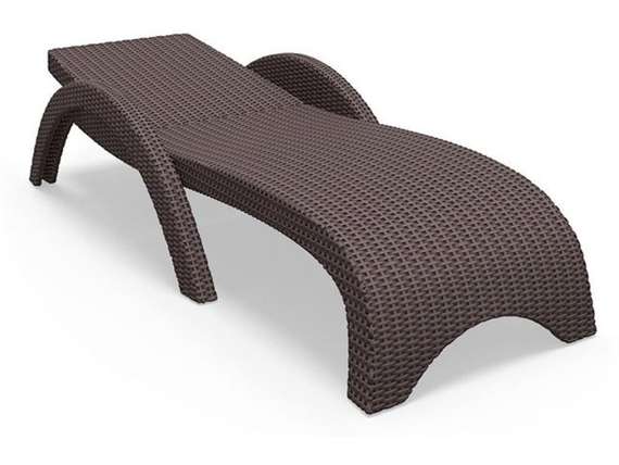 Шезлонг Fiji белый