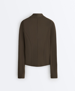 Oysho Куртка Evermove с баской, коричневый