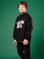 Худи с капюшоном "Уголь" облегченное подростковое