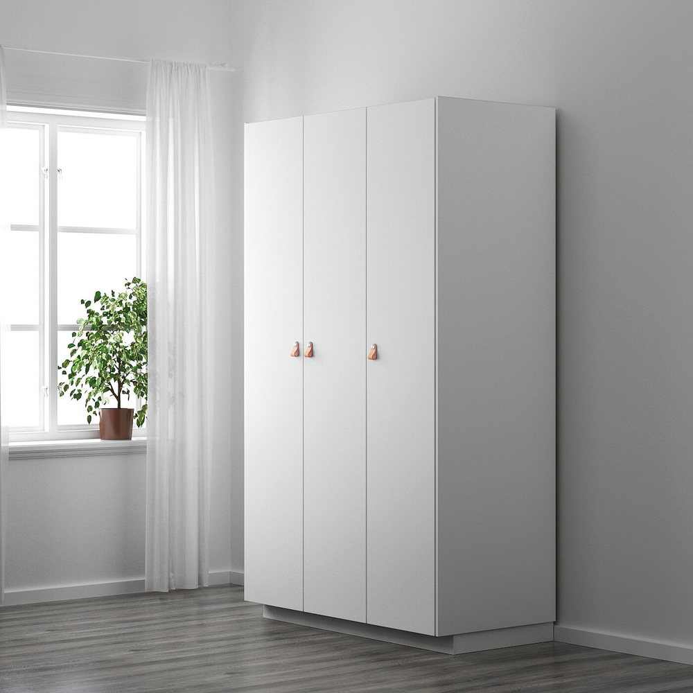 IKEA ÖSTERNÄS  (ИКЕА ÖСТЕРНÄС)  -  Кожаная ручка, дубленая кожа, 65 мм
