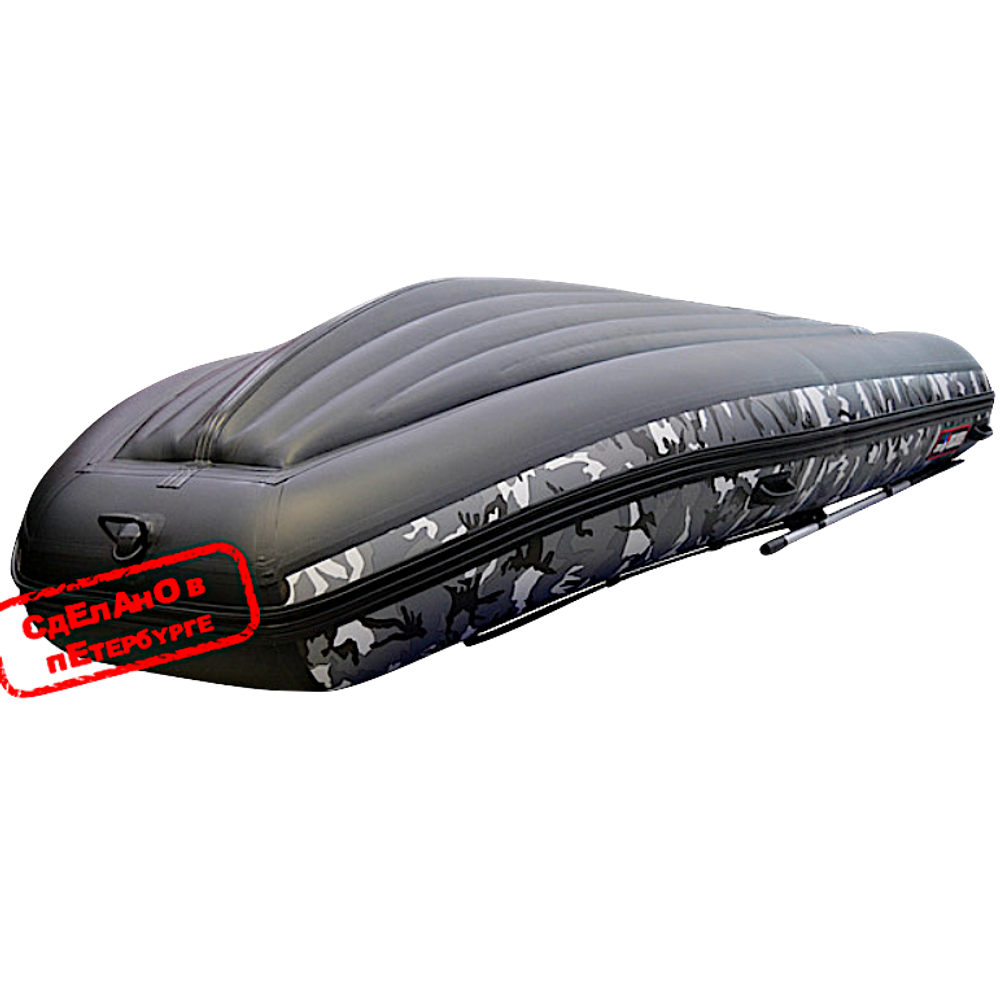 Лодка ПВХ Hunterboat Хантер Классика НД 360А Серый КМФ 360204