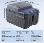 NL12 / - Автохолодильник (12 л, с Bluetooth) компрессорный Alpicool NL12 (12 литров) 12-24-220В с Bluetooth (Гарантия 14 дней)