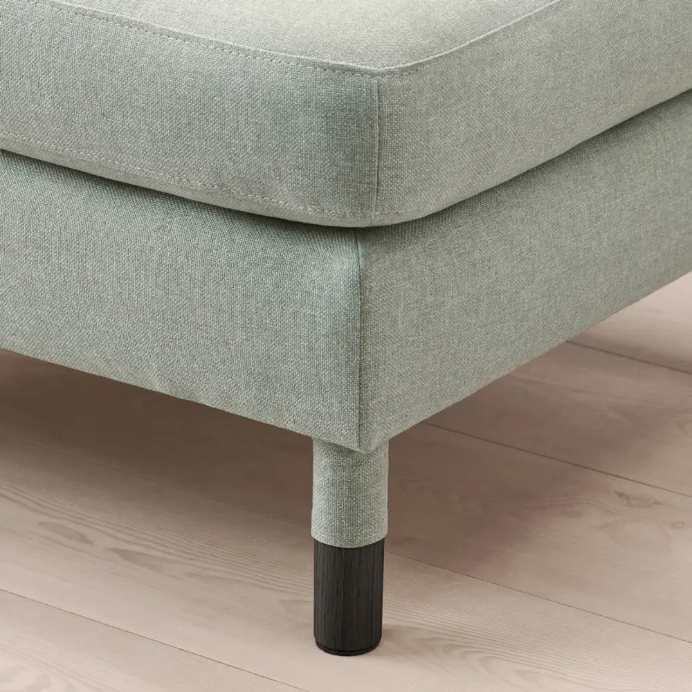 Пуф - LANDSKRONA  IKEA/ ЛАНДСКРУНА ИКЕА,  65х44 см, светло-серый