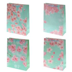 GAEM Пакет подарочный L (бумага 210г/м2, блок 12шт), L30 W12 H40 см, 4в.