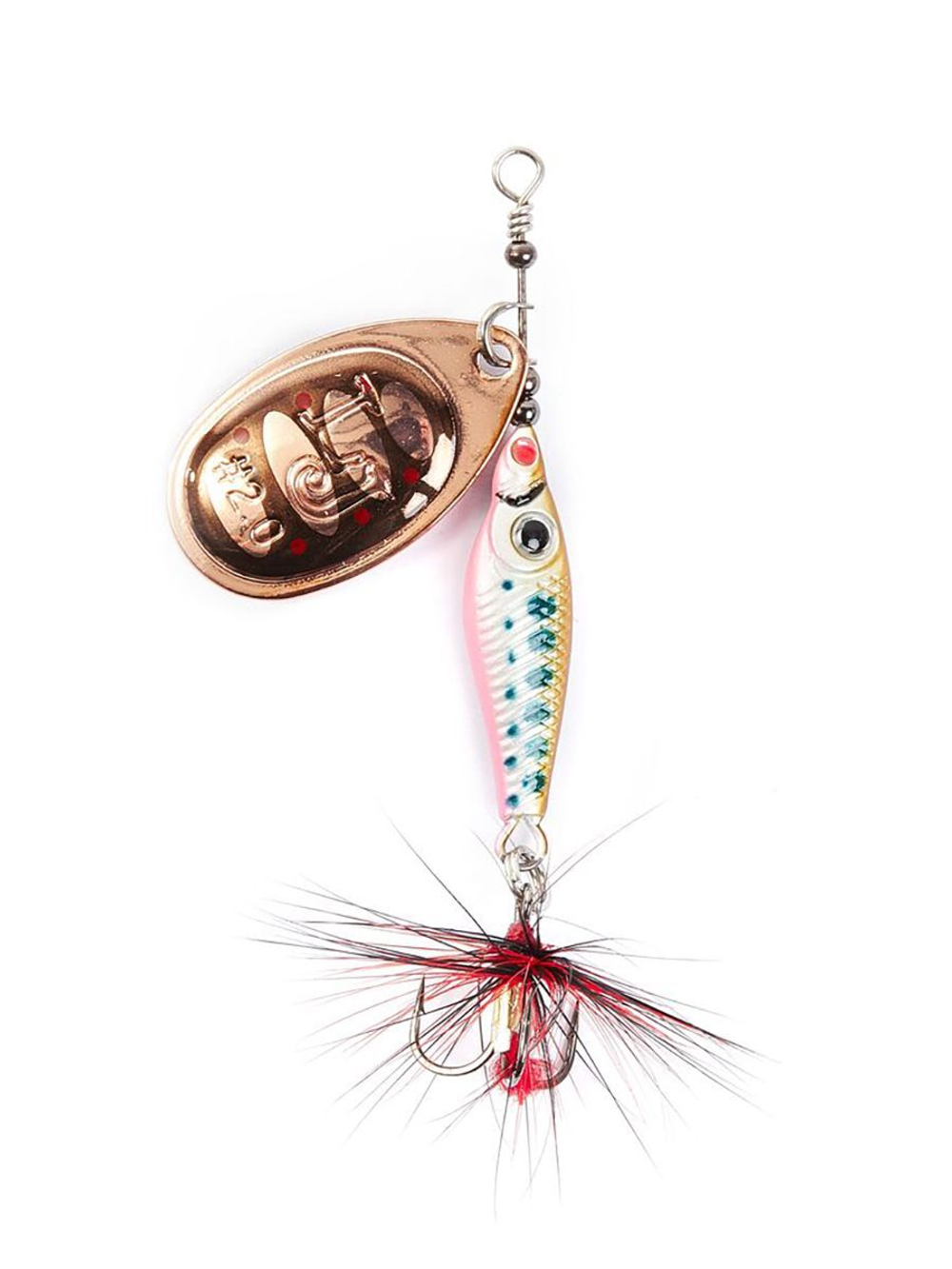 Блесна вращающаяся Lucky John TRIAN BLADE ROUND 9.0г 007