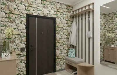 Обои бумажные, моющиеся, полуметровые, 0,53*10м, Камни 7