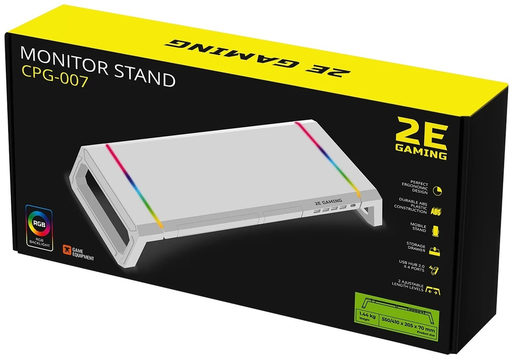 Подставка для монитора 2E Gaming CPG-007 2E-CPG-007-WT 550 мм белый